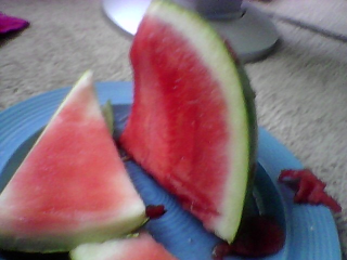 Nitric oxide from Watermelon. Watermelon is very high in Citrulline. Citruline is a precursor for Arginine. Arginine is a precursor for Nitric Oxide